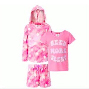 SAINT EVE YOUTH 3-PIECE PJ SET PINK XS